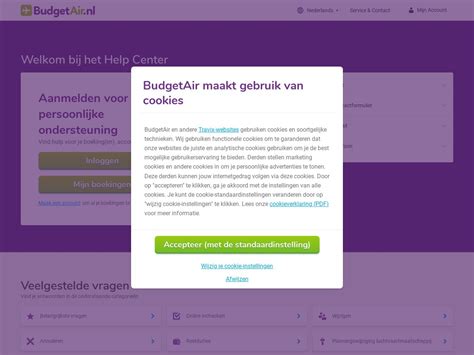 budgetair inloggen